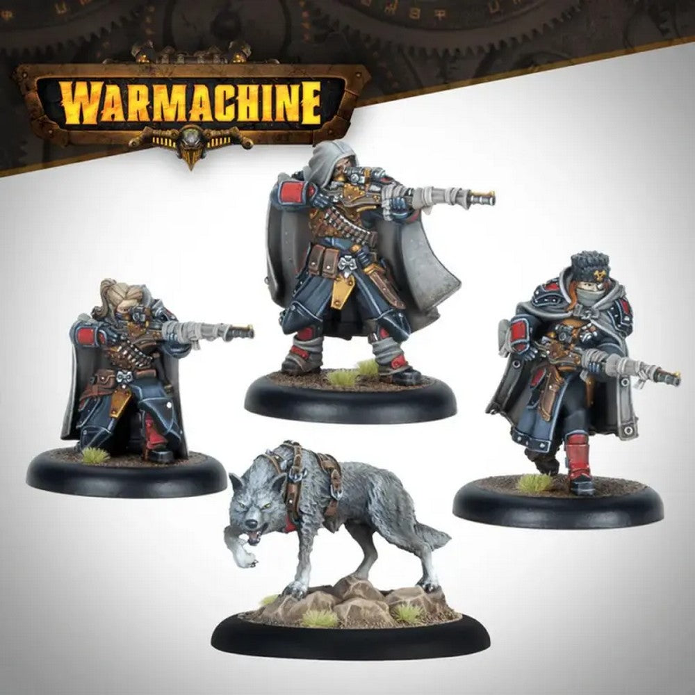PREORDER Warmachine Direct Khador Winter Korps Winter Korps Snipers and Hunting Dog