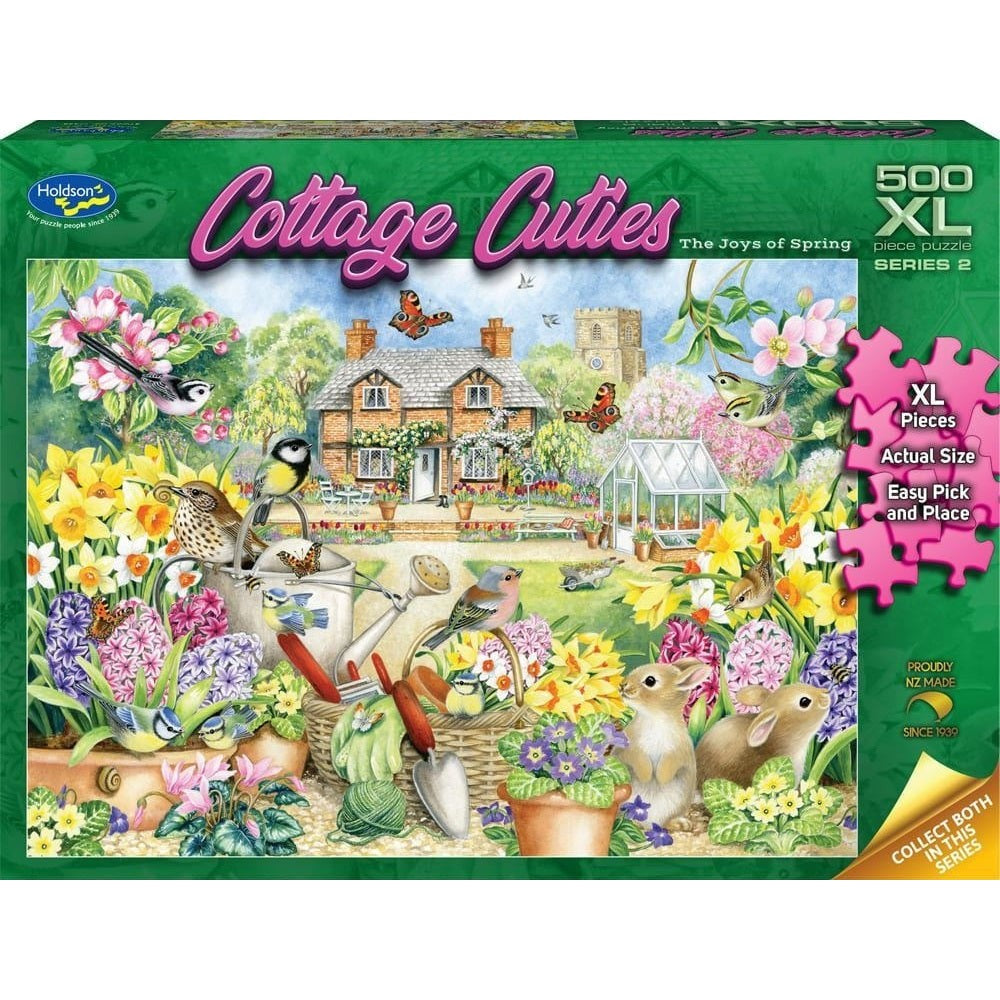 Puzzle - Holdson - Cottage Cuties Series 2 Joys of Spring - 500Pc