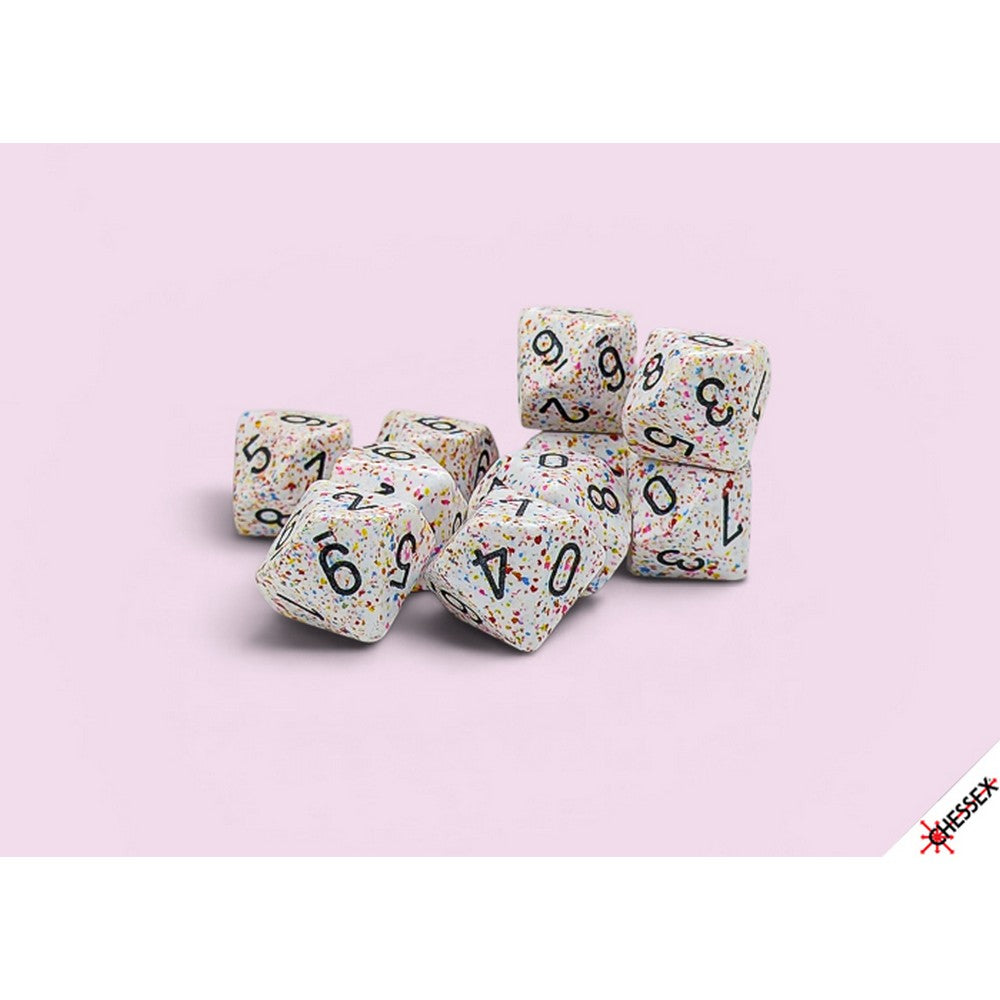 PREORDER CHX 25121 Speckled Birthday Set of Ten d10s