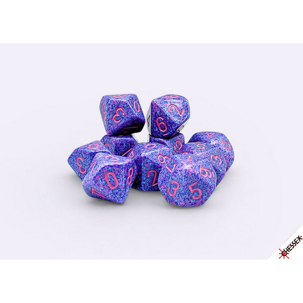 PREORDER CHX 25167 Speckled Purple Passion Set of Ten d10s