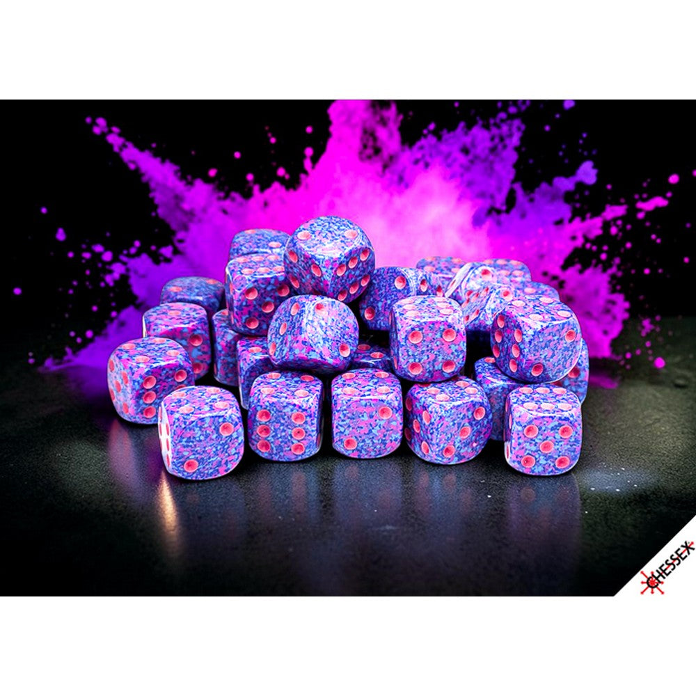 PREORDER CHX 25967 Speckled Purple Passion 12mm d6 Dice Block (36 dice)