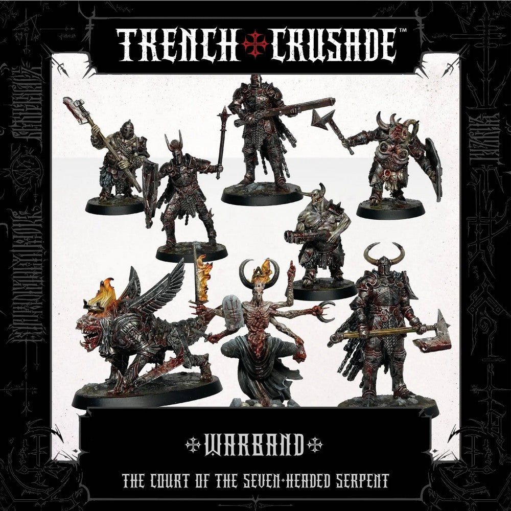 PREORDER Trench Crusade By Pluto Minis - Court of the Seven Headed Serpent Warband