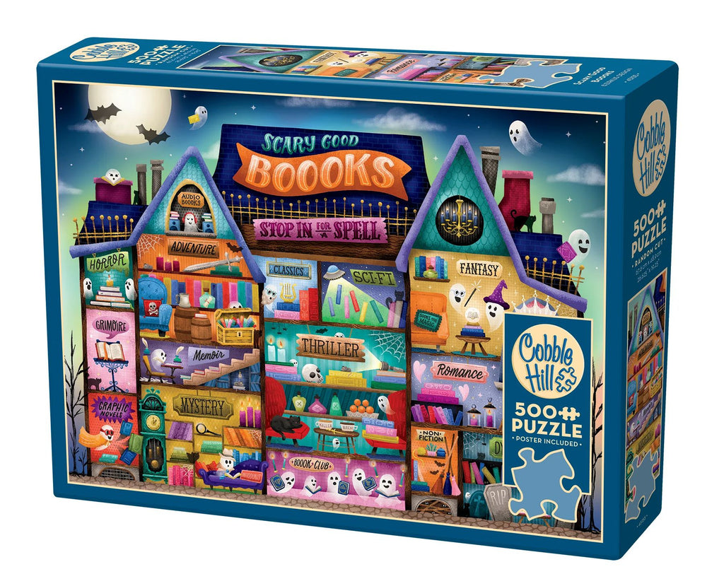 PREORDER Puzzle - Cobble Hill - Scary Good Boooks 500Pc