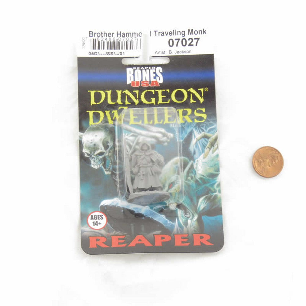 PREORDER Reaper: Dungeon Dwellers: Brother Hammond - Traveling Monk (Plastic)