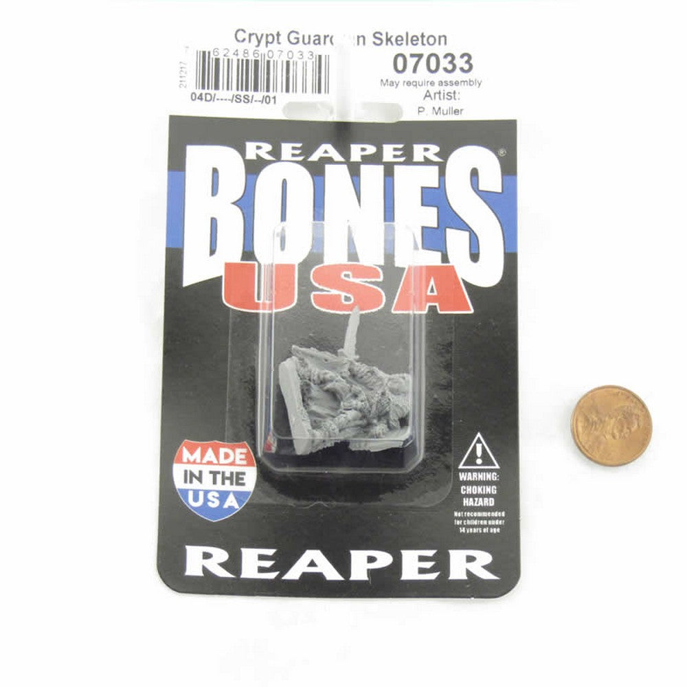 PREORDER Reaper: Dungeon Dwellers: Crypt Guardian Skeleton (Plastic)