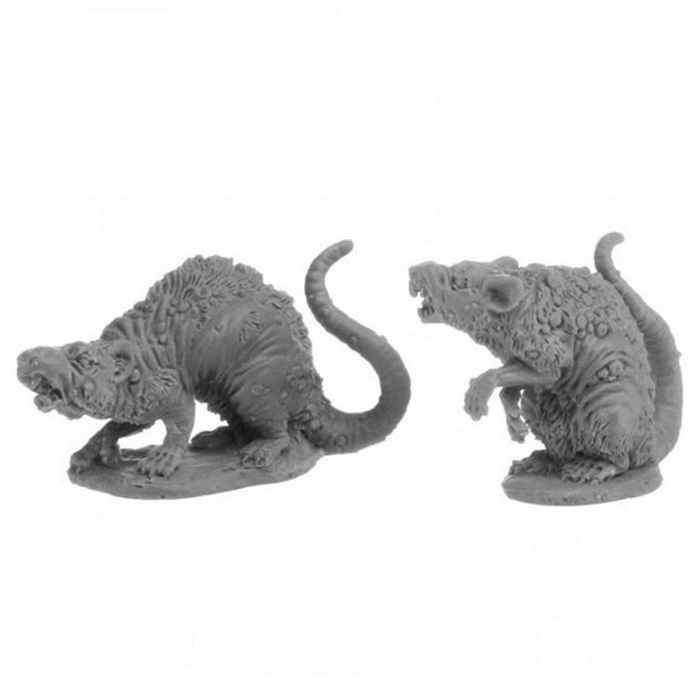 PREORDER Reaper: Dungeon Dwellers: Barrow Rats (2) (Plastic)