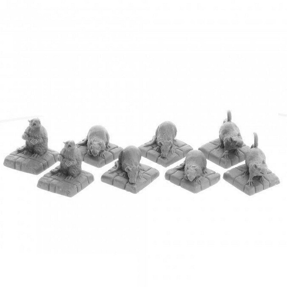 PREORDER Reaper: Dungeon Dwellers: Dire Rats (8) (Plastic)