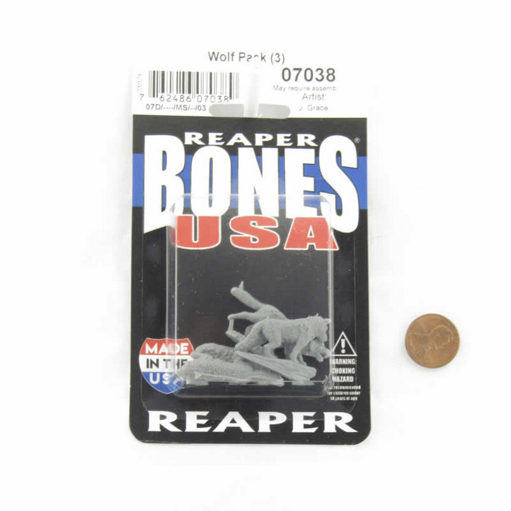 PREORDER Reaper: Dungeon Dwellers: Wolf Pack (3) (Plastic)