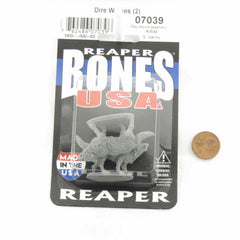 PREORDER Reaper: Dungeon Dwellers: Dire Wolves (2) (02415) (Plastic)