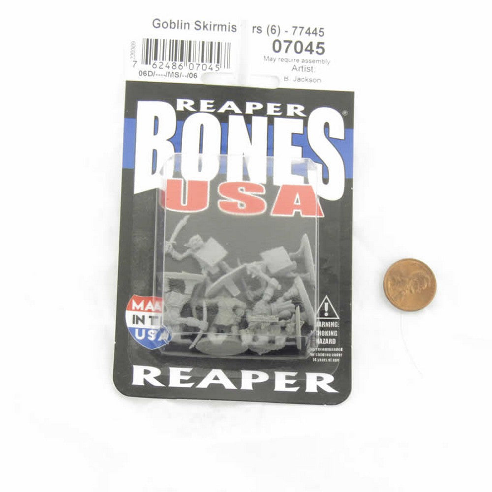 PREORDER Reaper: Dungeon Dwellers: Goblin Skirmishers (6) (77445) (Plastic)