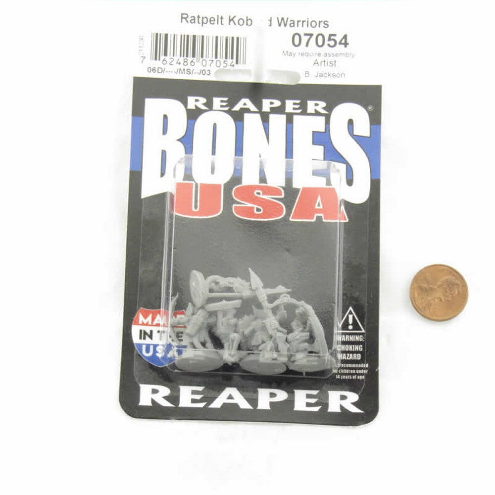 PREORDER Reaper: Dungeon Dwellers: Ratpelt Kobold Warriors (6) (Plastic)