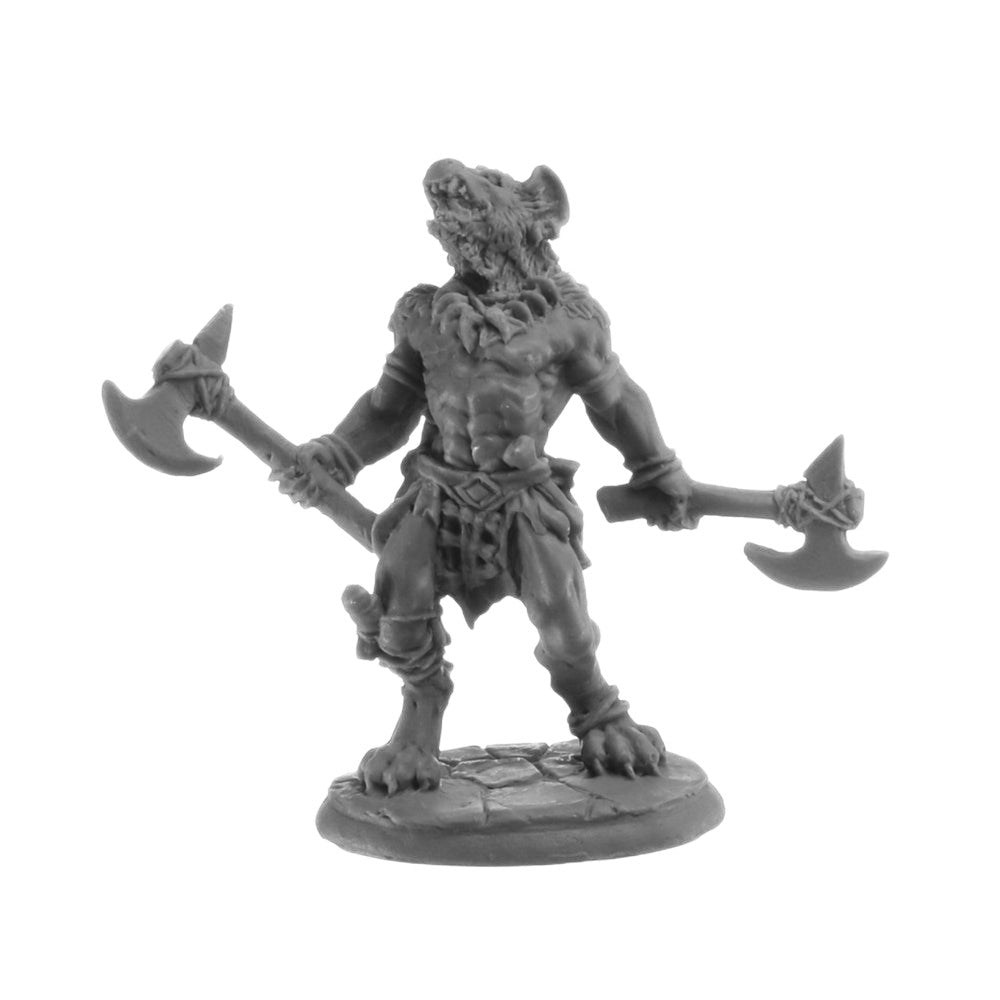 PREORDER Reaper: Dungeon Dwellers: Blackmane - Gnoll Ravager (Plastic)