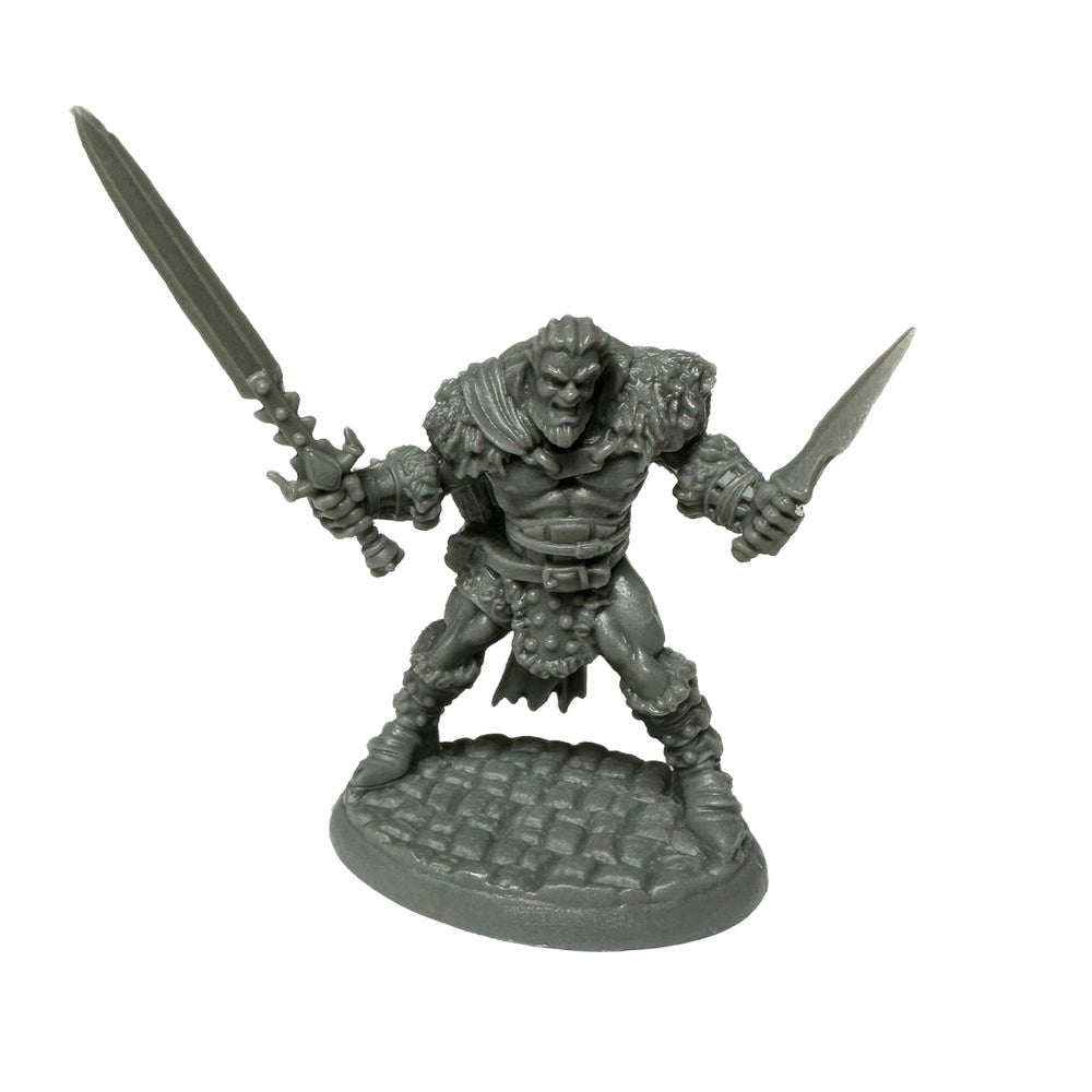 PREORDER Reaper: Dungeon Dwellers: Grundor Hoardtaker - Barbarian (Plastic)