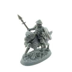 PREORDER Reaper: Dungeon Dwellers: Male Halfling Dog Rider (Plastic)