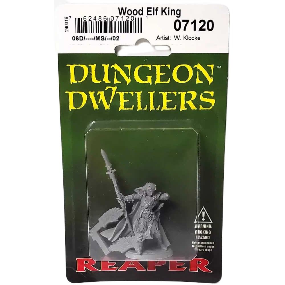 PREORDER Reaper: Dungeon Dwellers: Wood Elf King (Plastic)