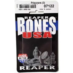 PREORDER Reaper: Dungeon Dwellers: Townsfolk: Prisoners (3) (Plastic)
