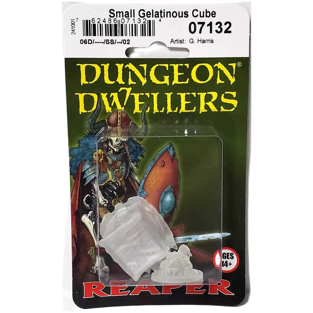 PREORDER Reaper: Dungeon Dwellers: Small Gelatinous Cube (Clear) (Plastic)