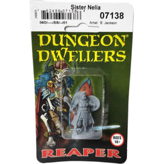 PREORDER Reaper: Dungeon Dwellers: Sister Nelia - Cleric (Plastic)