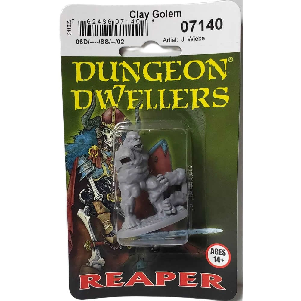 PREORDER Reaper: Dungeon Dwellers: Clay Golem (Plastic)