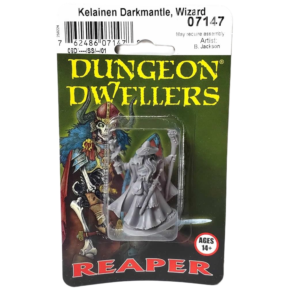 PREORDER Reaper: Dungeon Dwellers: Kelainen Darkmantle - Wizard (Plastic)