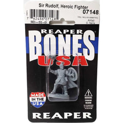 PREORDER Reaper: Dungeon Dwellers: Sir Rudolf - Heroic Fighter (Plastic)