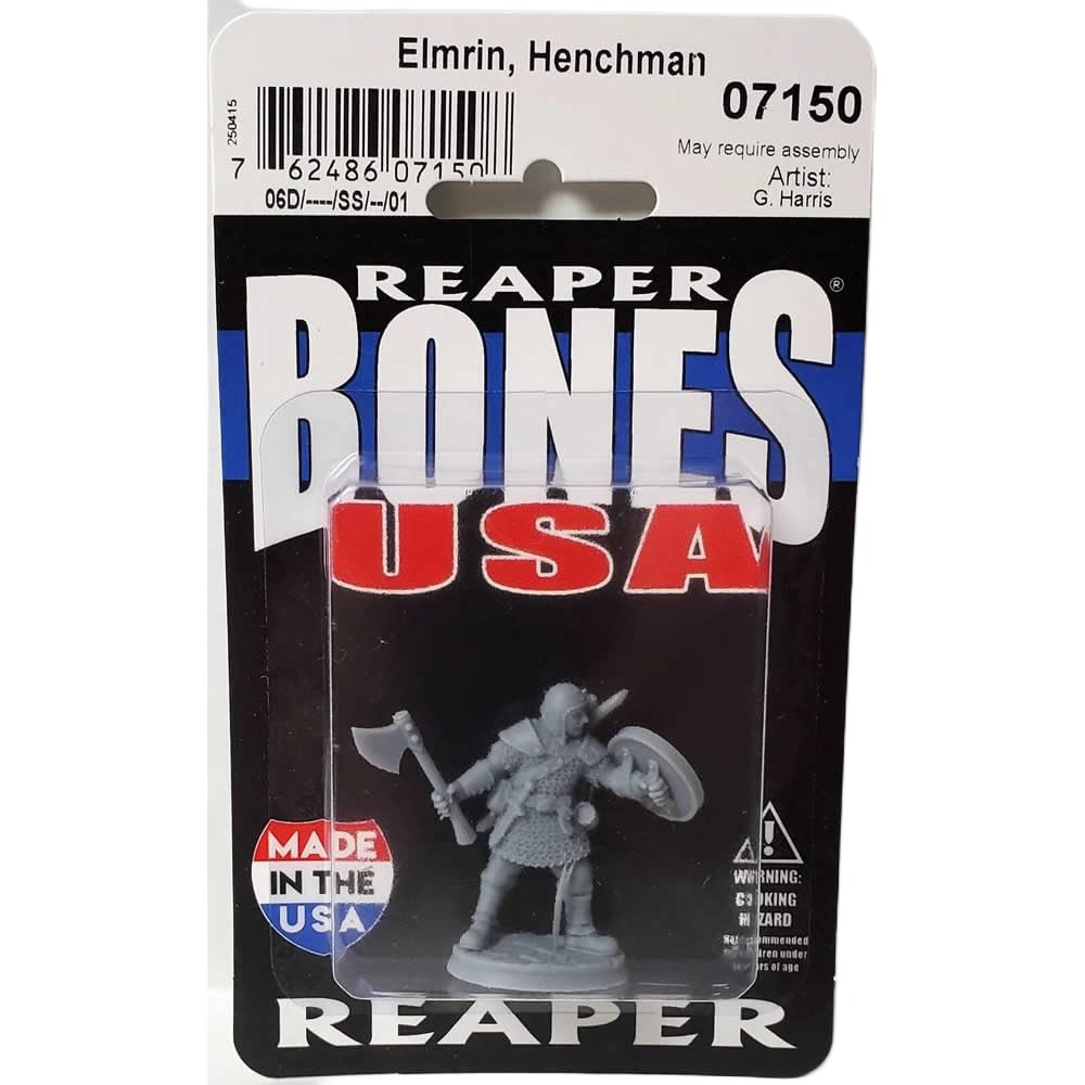 PREORDER Reaper: Dungeon Dwellers: Elmrin - Trusted Henchman (Plastic)