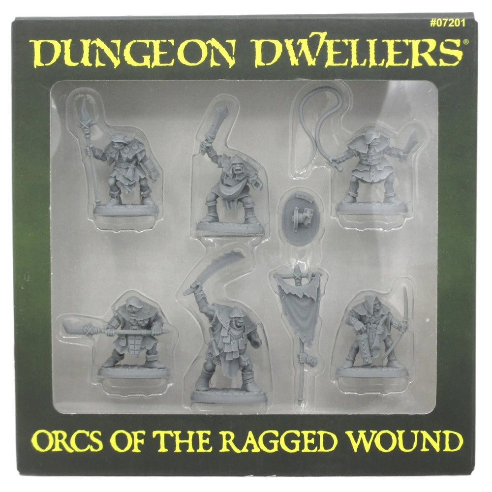 PREORDER Reaper: Dungeon Dwellers: Orcs of the Ragged Wound (6) (Plastic)