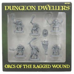 PREORDER Reaper: Dungeon Dwellers: Orcs of the Ragged Wound (6) (Plastic)