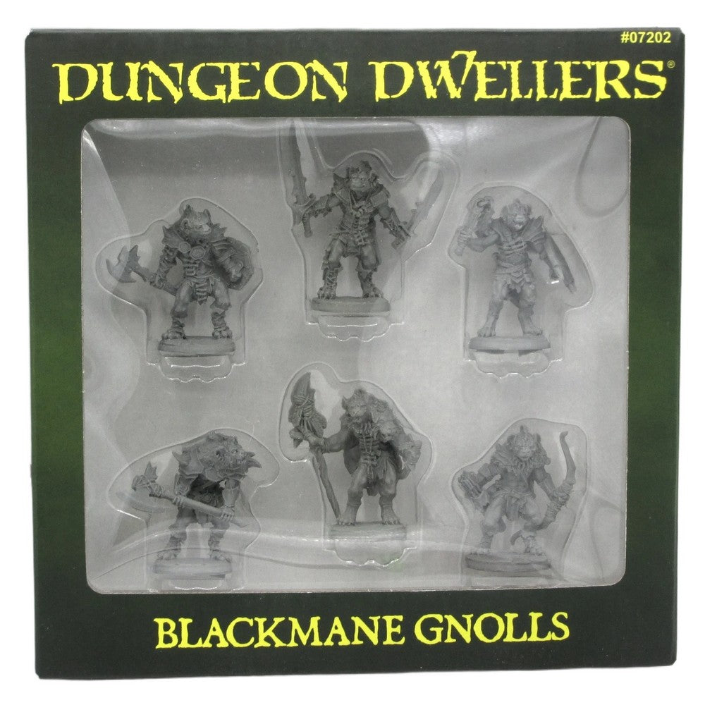 PREORDER Reaper: Dungeon Dwellers: Blackmane Gnolls (6) (Plastic)