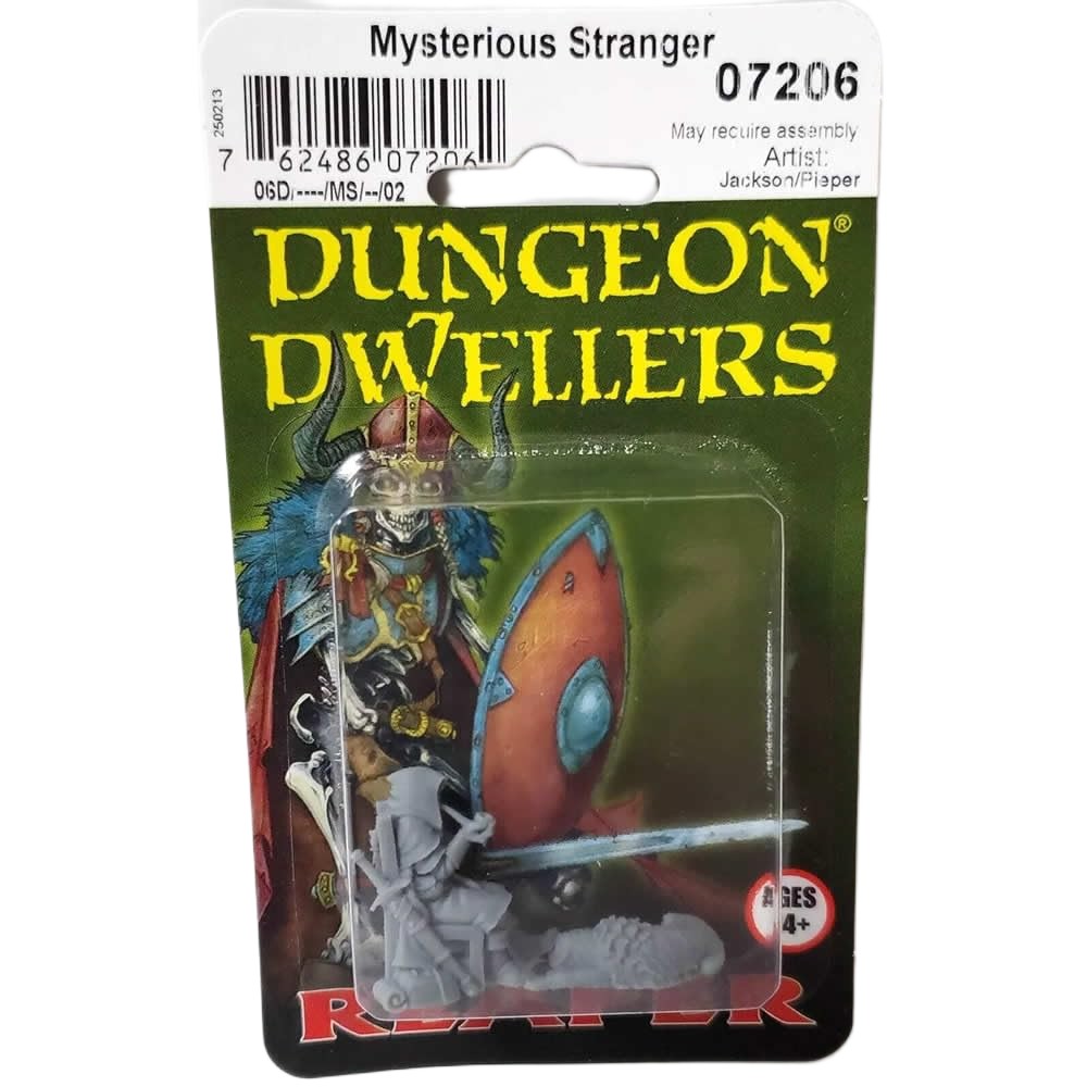PREORDER Reaper: Dungeon Dwellers: Mysterious Stranger and Hound (Plastic)