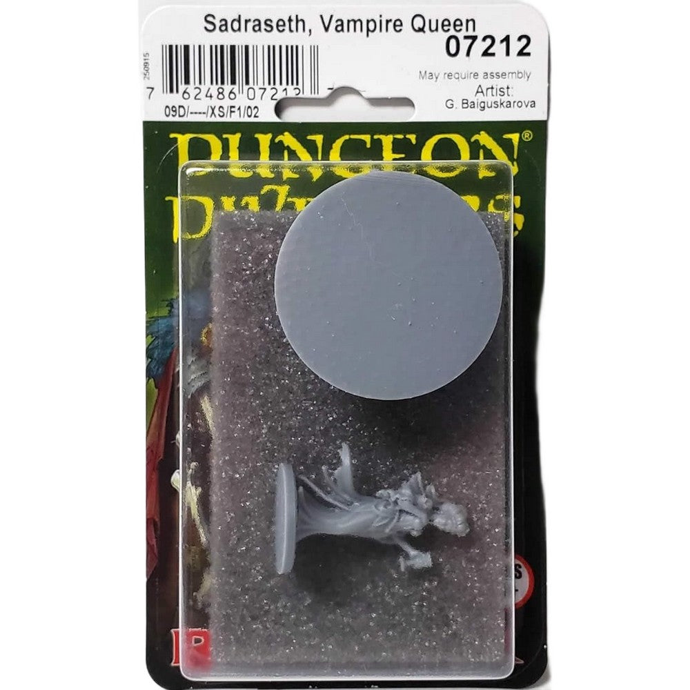 PREORDER Reaper: Dungeon Dwellers: Sadraseth - Vampire Queen of Sullenhall (Plastic)