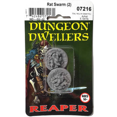 PREORDER Reaper: Dungeon Dwellers: Rat Swarm (2) (Plastic)