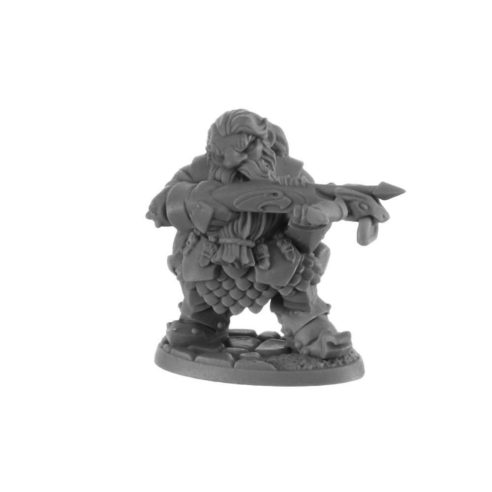 PREORDER Reaper: Bones USA Reaper Legends: Berg Ironthorn - Dwarf Crossbowman (Plastic)