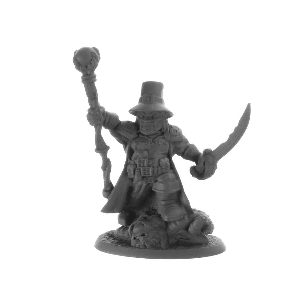 PREORDER Reaper: Bones USA Reaper Legends: Arkus Harn - Dwarf Witch Hunter (Plastic)