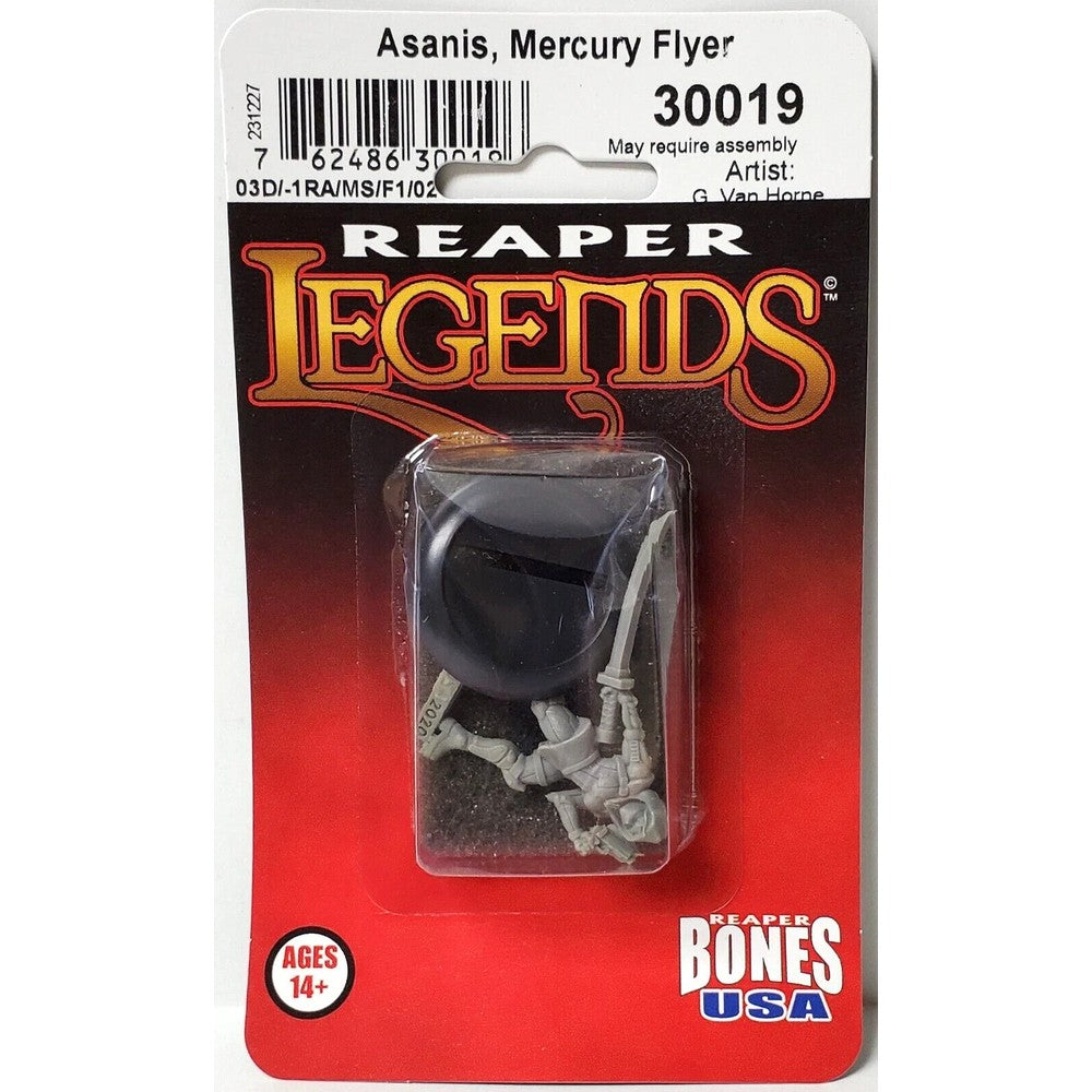 PREORDER Reaper: Bones USA Reaper Legends: Asanis - Mercury Flyer (Plastic)