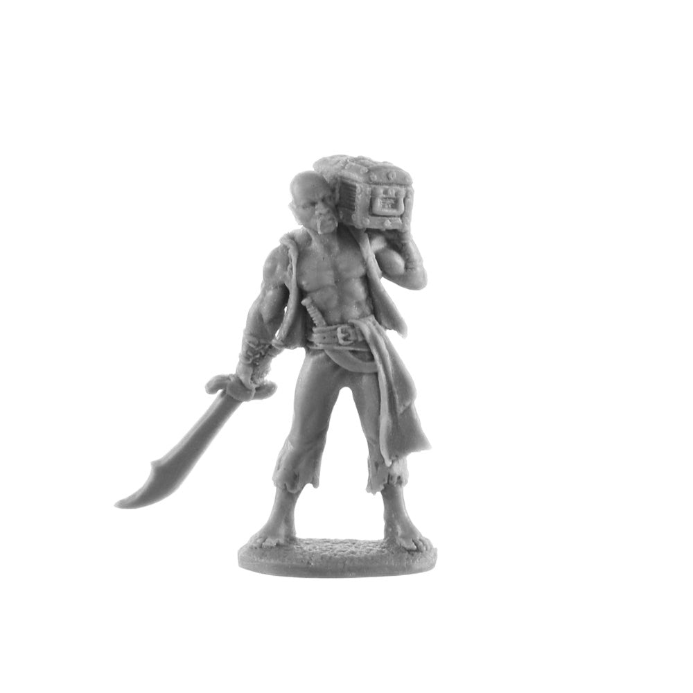 PREORDER Reaper: Bones USA Reaper Legends: Hajad - Torgan Pirate with Loot (Plastic)