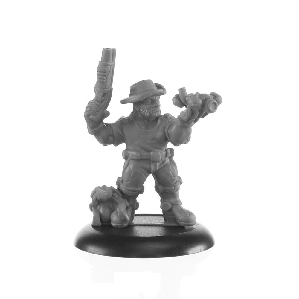 PREORDER Reaper: Bones USA Reaper Legends: Brom Grippon - Arko Gadgeteer (Plastic)