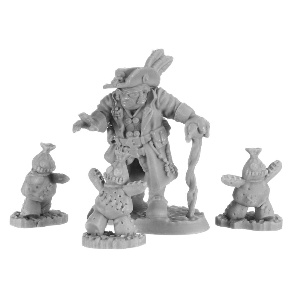 PREORDER Reaper: Bones USA Reaper Legends: Hawthorne Krabbe and Poppets (Plastic)