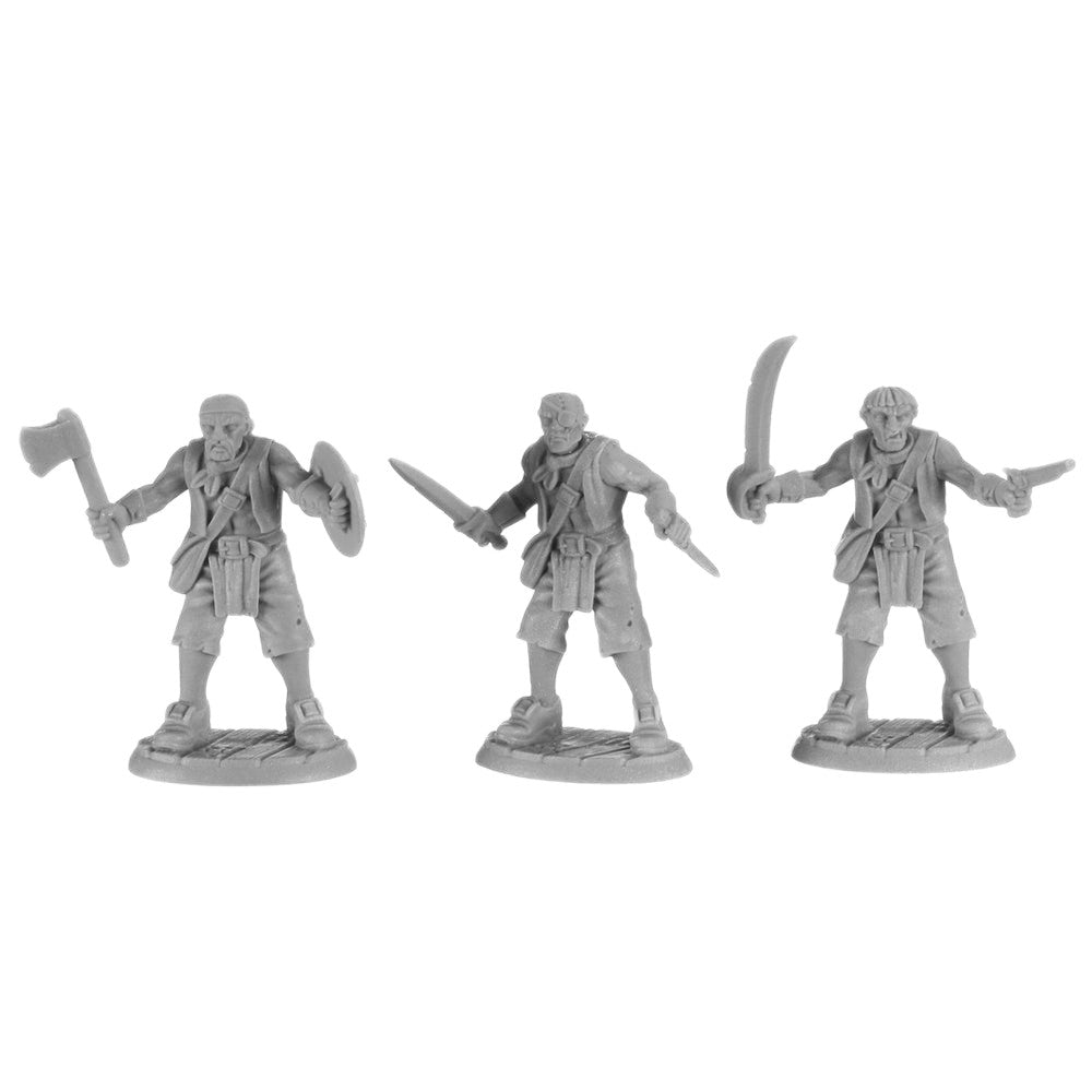 PREORDER Reaper: Bones USA Reaper Legends: Build-a-Figure Modular Pirate (3) (Plastic)
