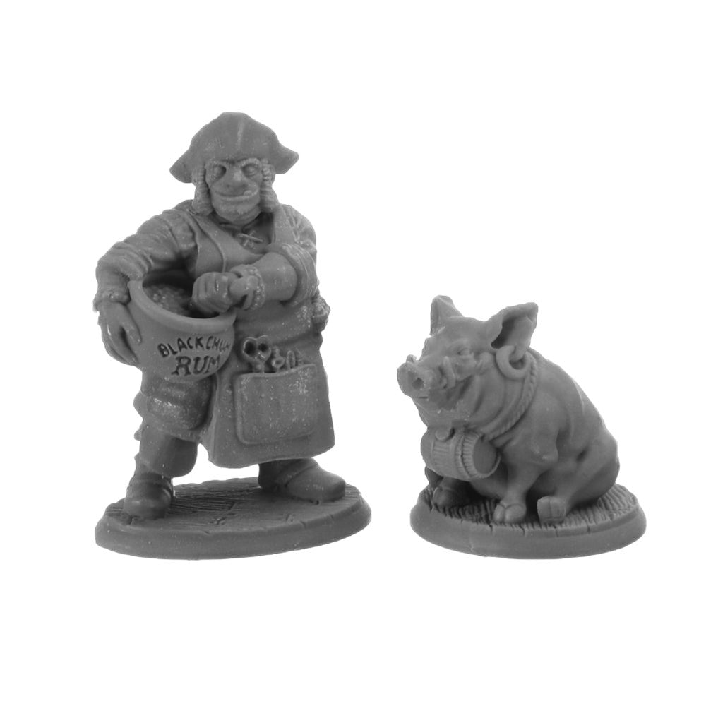 PREORDER Reaper: Bones USA Reaper Legends: Stumpy Dan McGinty and Grog Hog (Plastic)