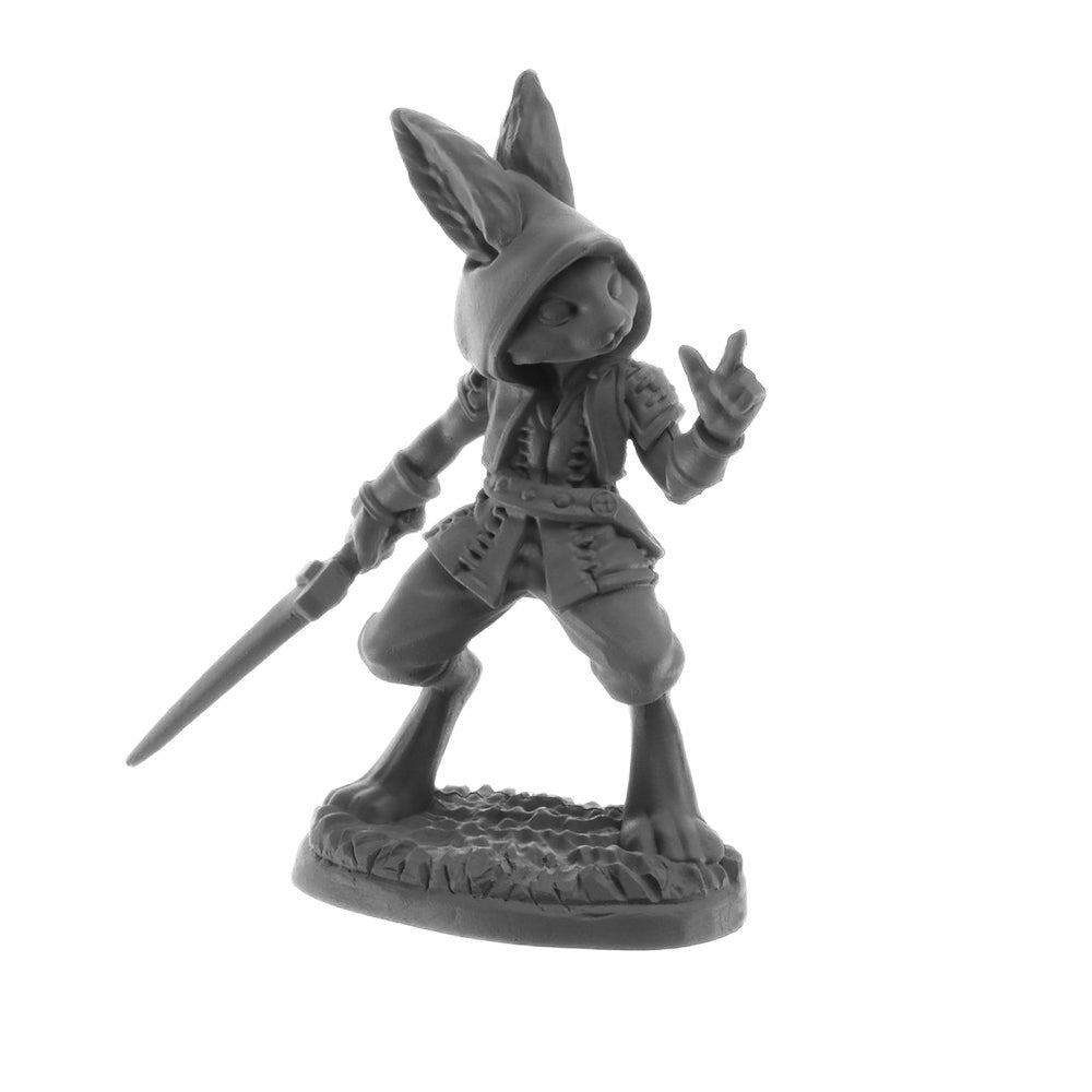 PREORDER Reaper: Bones USA Reaper Legends: Rask - Male Harefolk (Plastic)