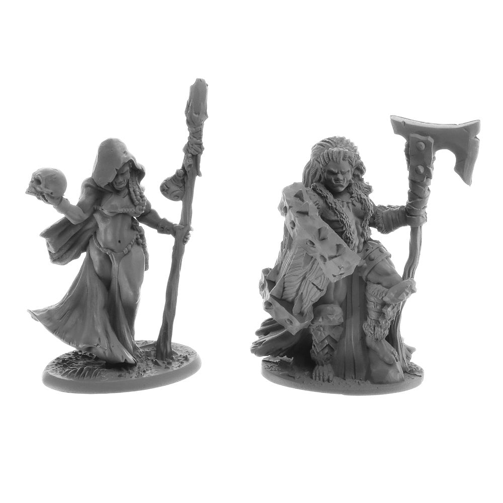 PREORDER Reaper: Bones USA Reaper Legends: Jade Fire Leaders (2) (Plastic)