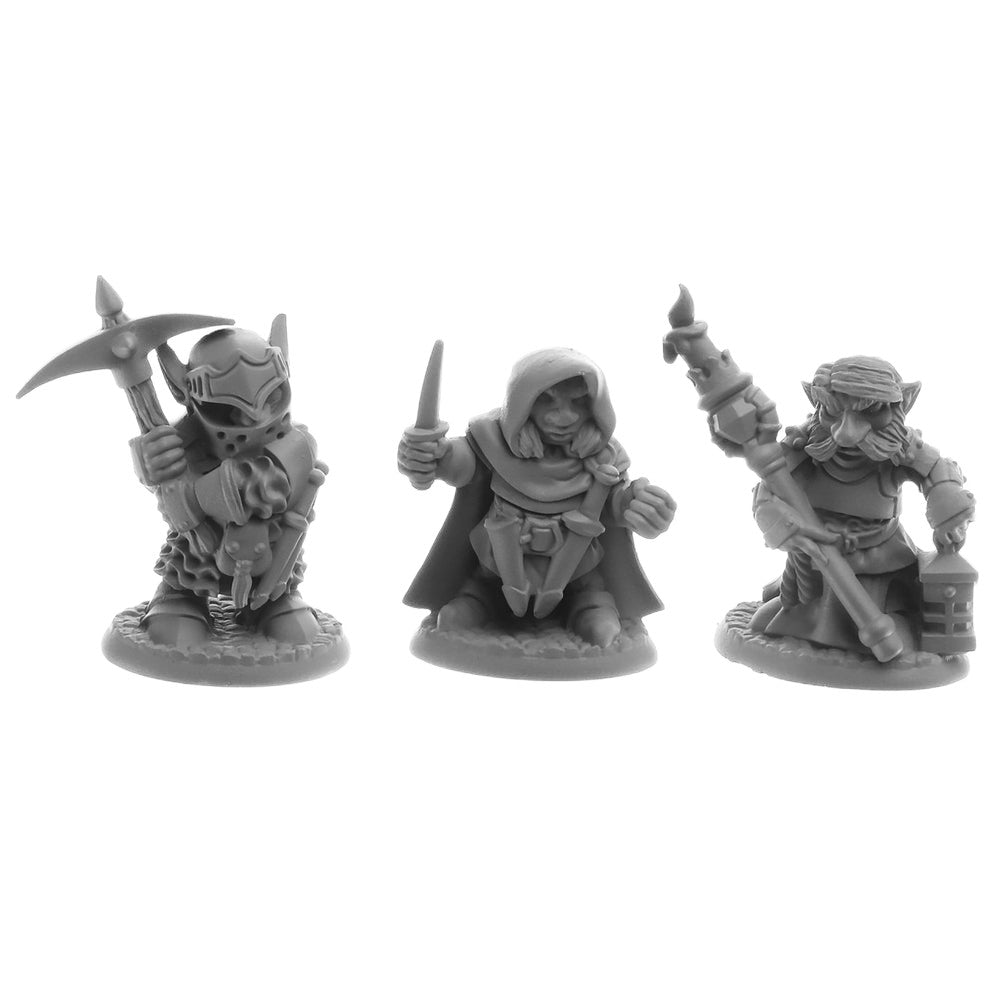 PREORDER Reaper: Bones USA Reaper Legends: Deep Gnome Warriors (3) (Plastic)
