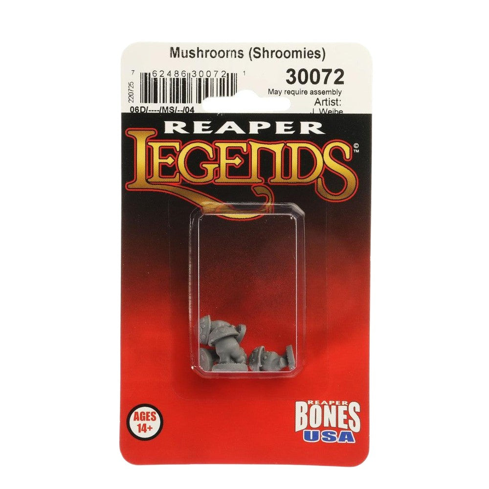 PREORDER Reaper: Bones USA Reaper Legends: Shroomies (4) (Plastic)