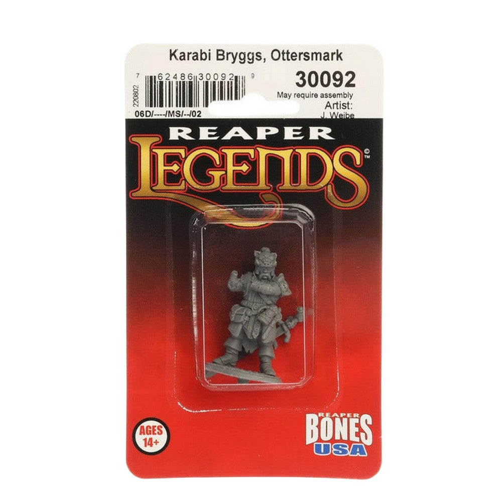 PREORDER Reaper: Bones USA Reaper Legends: Karabi Bryggs - Ottersmark (Plastic)
