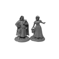 PREORDER Reaper: Bones USA Reaper Legends: Townsfolk: Sage and Milk Maid (Plastic)