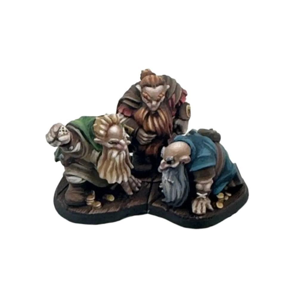 PREORDER Reaper: Bones USA Reaper Legends: Townsfolk: Gambling Dwarves (3) (Plastic)