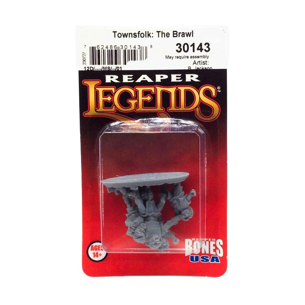 PREORDER Reaper: Bones USA Reaper Legends: Townsfolk: The Brawl (Plastic)
