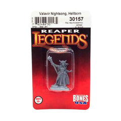 PREORDER Reaper: Bones USA Reaper Legends: Valavir Nightsong - Hellborn Wizard (Plastic)