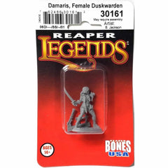 PREORDER Reaper: Bones USA Reaper Legends: Damaris - Female Duskwarden (Plastic)